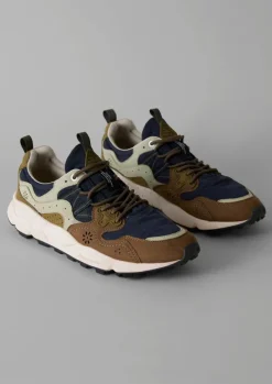 Flower Mountain Yamano Kaiso Panelled Trainers