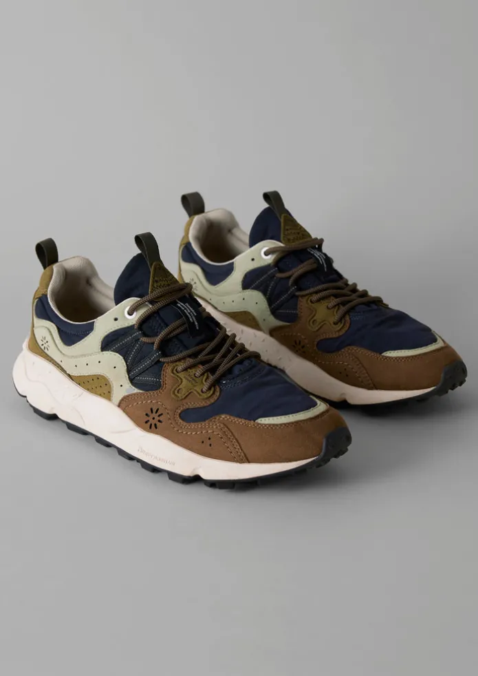 Flower Mountain Yamano Kaiso Panelled Trainers