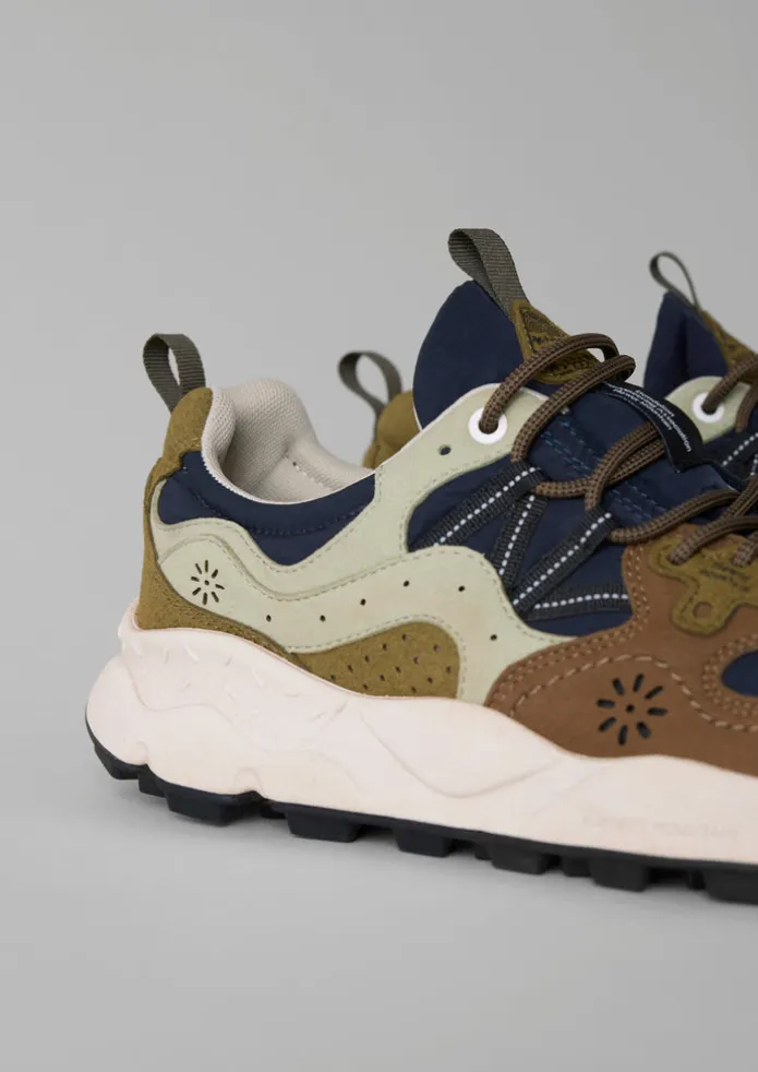 Flower Mountain Yamano Kaiso Panelled Trainers