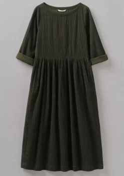 Freya Crinkle Organic Cotton Dress