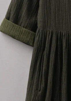 Freya Crinkle Organic Cotton Dress