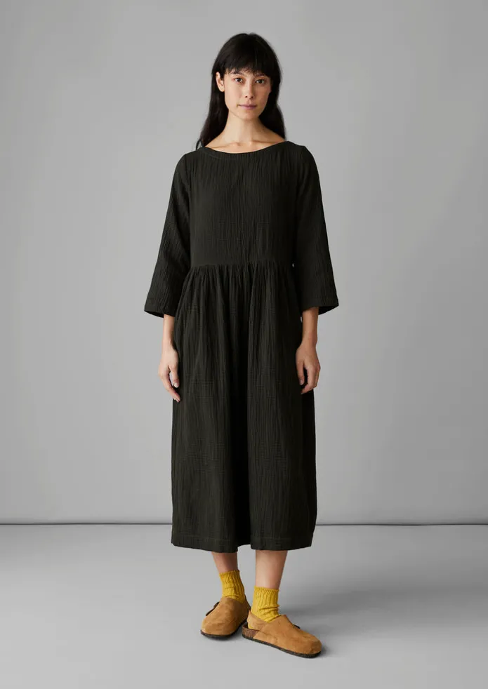 Freya Crinkle Organic Cotton Dress