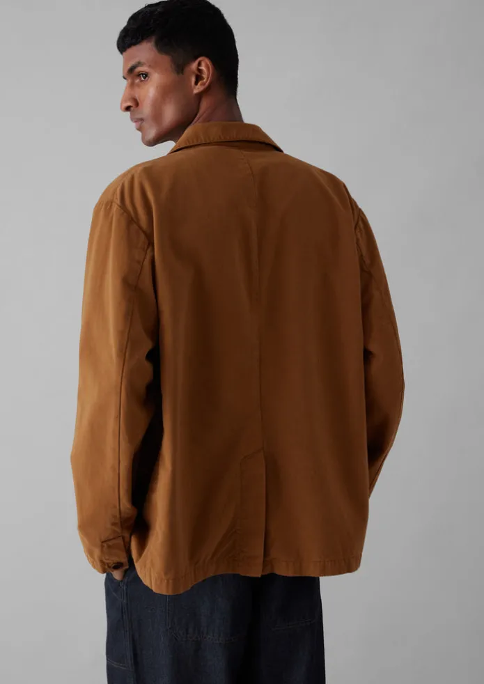 Garment Dyed Brushed Cotton Jacket