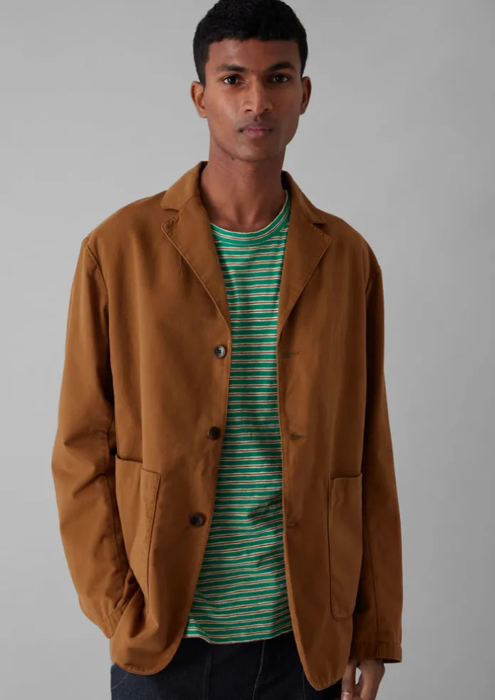 Garment Dyed Brushed Cotton Jacket