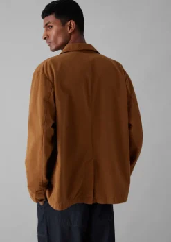 Garment Dyed Brushed Cotton Jacket