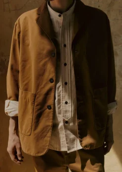 Garment Dyed Brushed Cotton Jacket