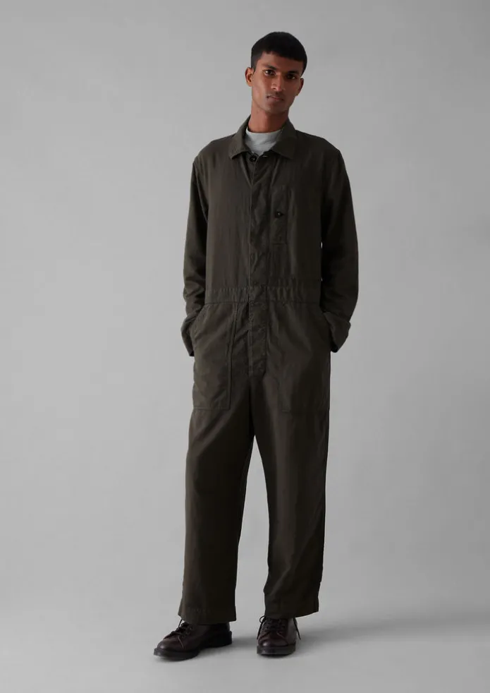 Garment Dyed Canvas Overalls