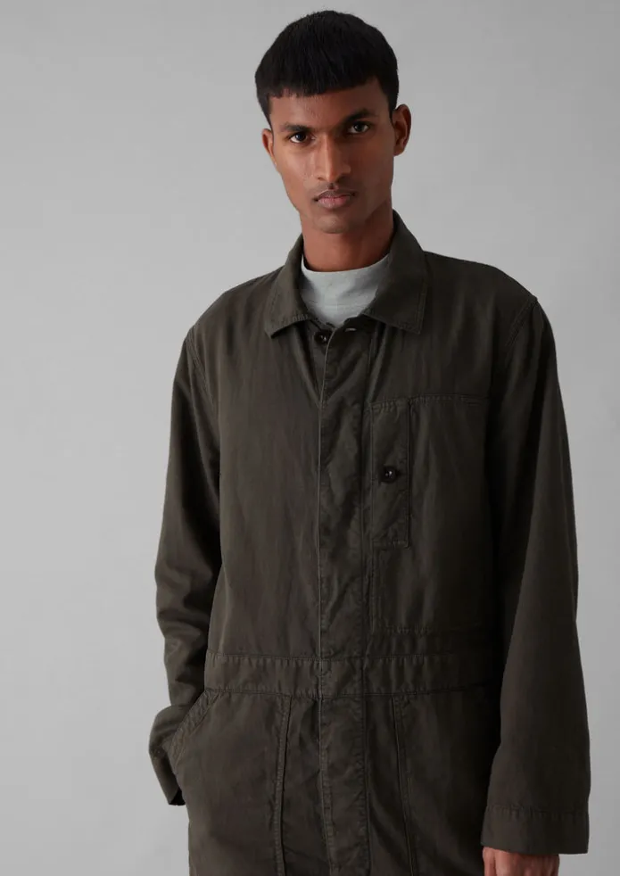 Garment Dyed Canvas Overalls
