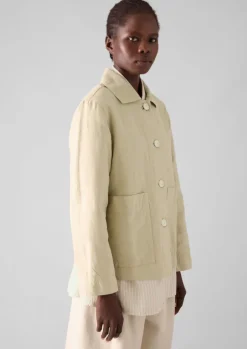 Garment Dyed Cotton Linen Jacket