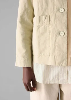 Garment Dyed Cotton Linen Jacket