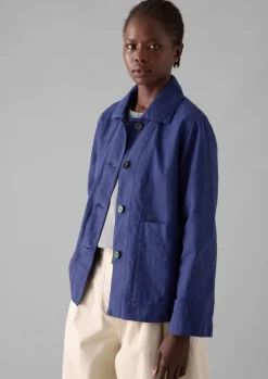 Garment Dyed Cotton Linen Jacket