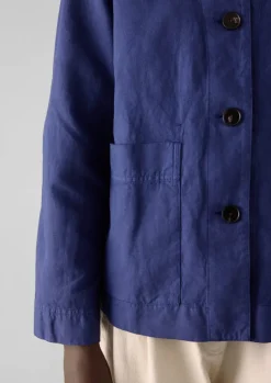 Garment Dyed Cotton Linen Jacket