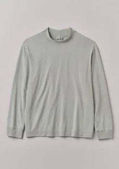 Garment Dyed Cotton Long Sleeve Tee