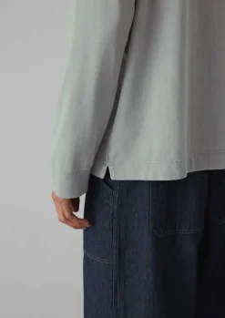 Garment Dyed Cotton Long Sleeve Tee