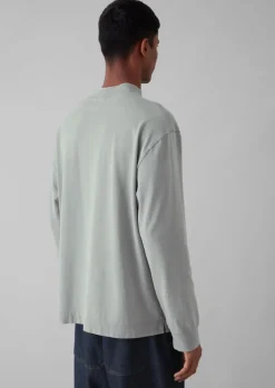 Garment Dyed Cotton Long Sleeve Tee