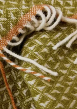 Geo Diamond Wool Blanket