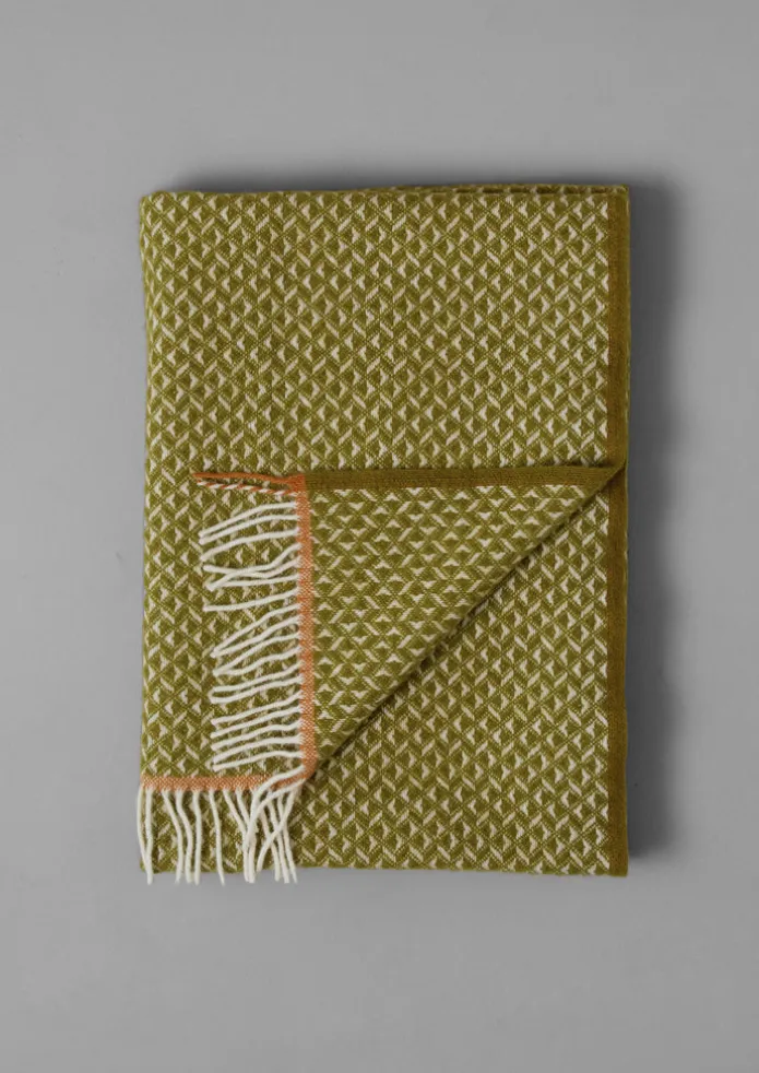 Geo Diamond Wool Blanket