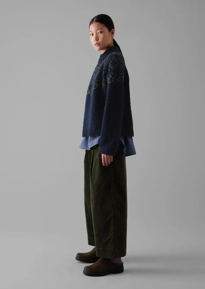 Graphic Yoke Sweater
