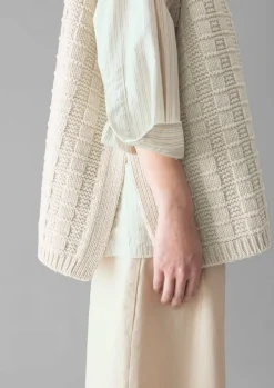 Grid Stitch Wool Cotton Tank