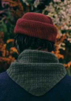 Grid Stitched Knitted Bandana