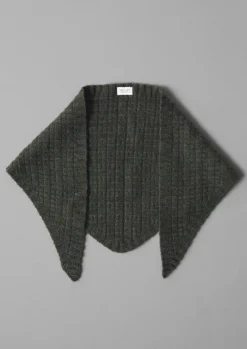 Grid Stitched Knitted Bandana