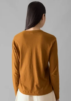 Half Placket Cotton Linen Tee