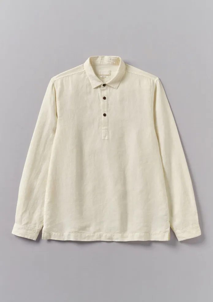 Half Placket Linen Shirt