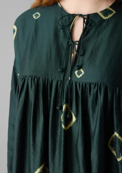 Hand Bandhini Silk Dress