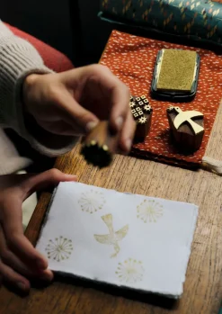 Hand Carved Dove Block Printing Kit