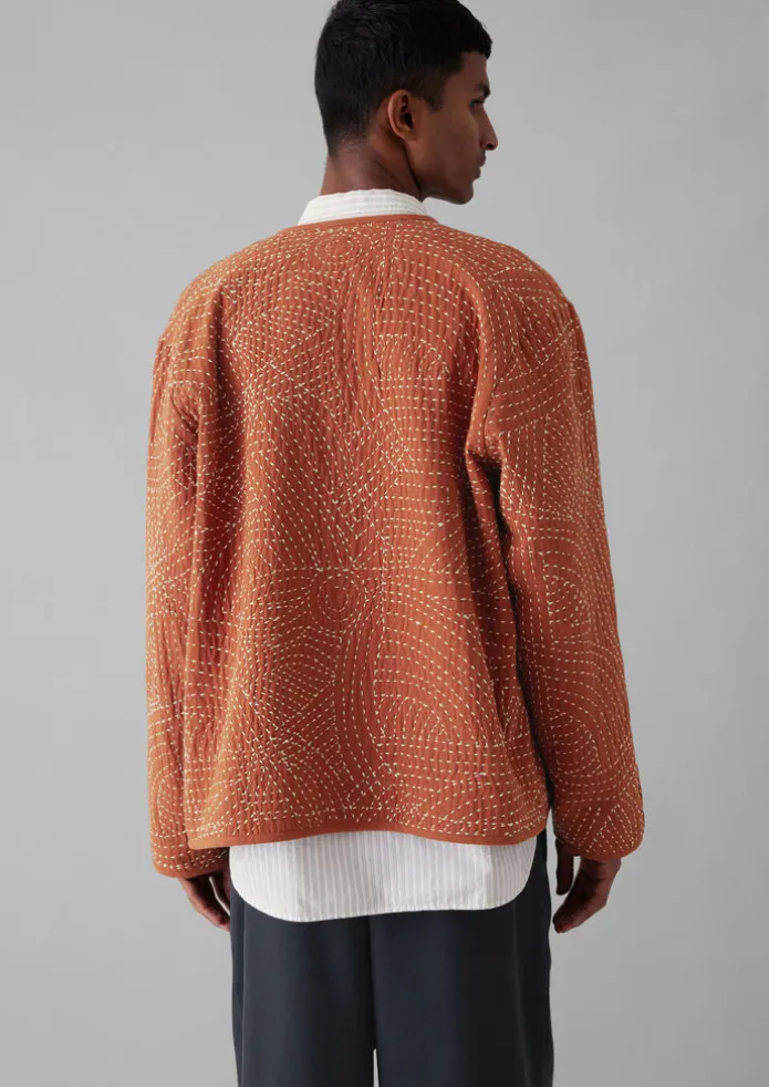 Hand Embroidered Kantha Relaxed Jacket