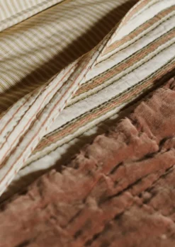Hand Stitched Organic Velvet Quilt