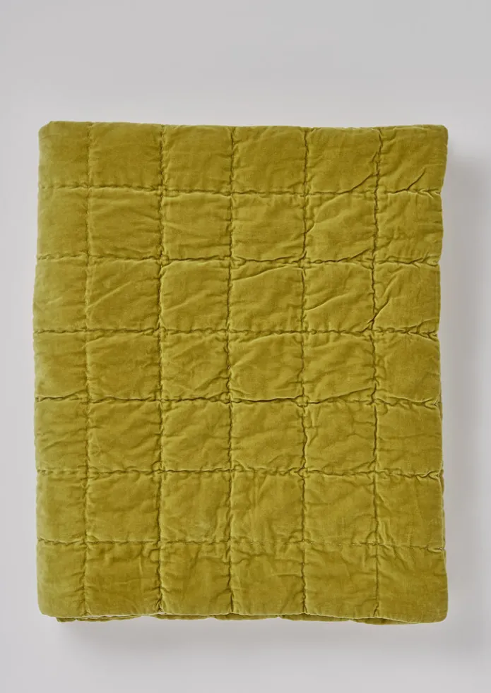 Hand Stitched Organic Velvet Quilt
