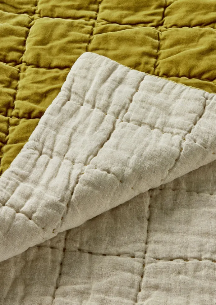 Hand Stitched Organic Velvet Quilt