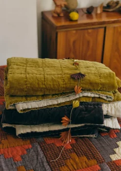 Hand Stitched Organic Velvet Quilt