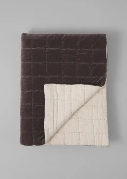 Hand Stitched Velvet Bedspread