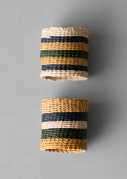 Hand Woven Iraca Napkin Rings