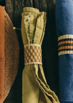 Hand Woven Iraca Napkin Rings