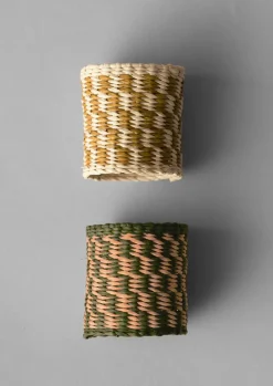 Hand Woven Iraca Napkin Rings