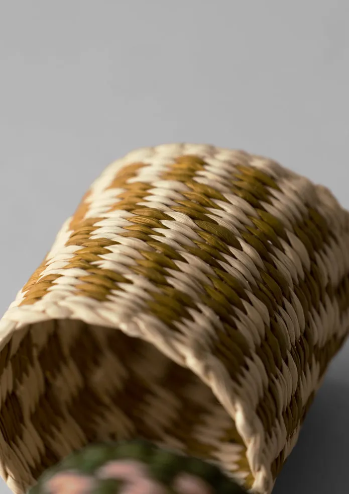 Hand Woven Iraca Napkin Rings