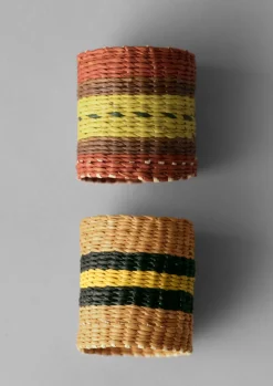 Hand Woven Iraca Napkin Rings