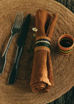 Hand Woven Iraca Napkin Rings