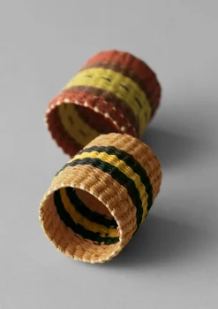 Hand Woven Iraca Napkin Rings