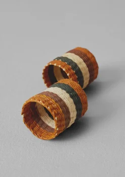 Hand Woven Iraca Napkin Rings