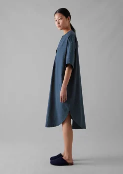 Hand Woven Sketched Check Nightdress