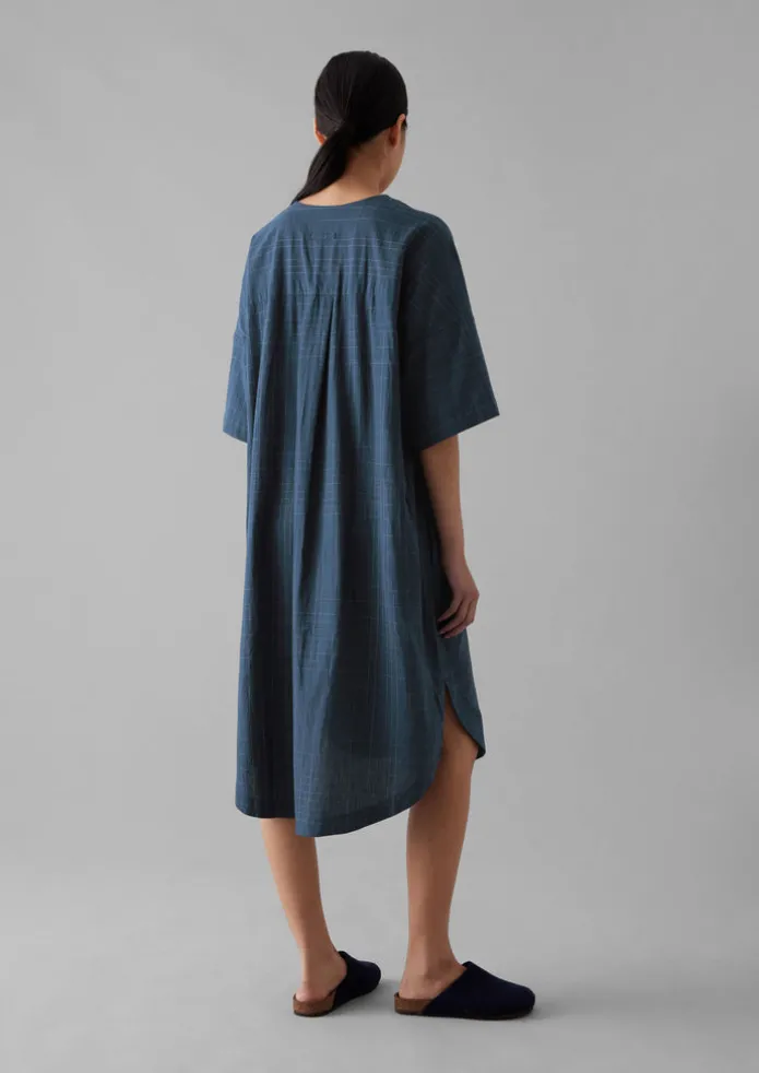 Hand Woven Sketched Check Nightdress