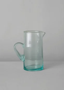 Handled Moroccan Glass Jug