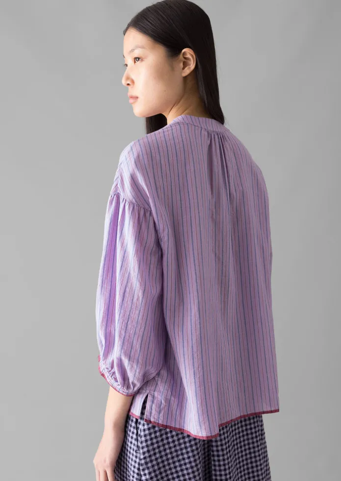 Harmony Stripe Hand Woven Mulmul Shirt