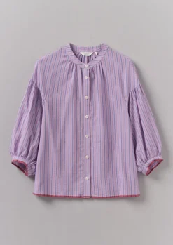 Harmony Stripe Hand Woven Mulmul Shirt
