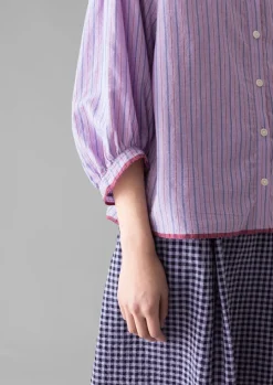 Harmony Stripe Hand Woven Mulmul Shirt