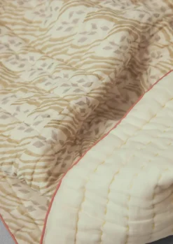 Harvest Block Print Cotton Quilt
